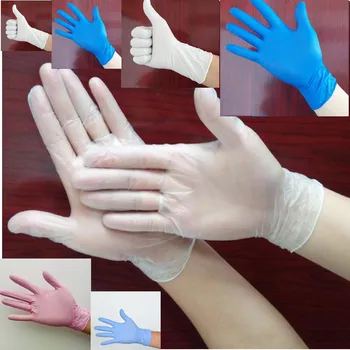

100pcs Disposable Gloves Nitrile Rubber Gloves For Home Cleaning Disposable Food Gloves Gloves that can be used in multiple
