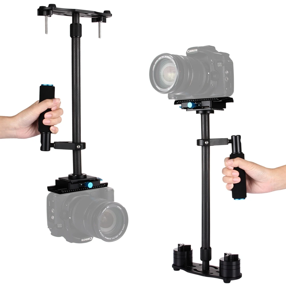 

24" Professional Mini handheld Camera Stabilizer Portable Carbon Fiber for DSLR Camcorder Video camera Steadicam For Canon Nikon