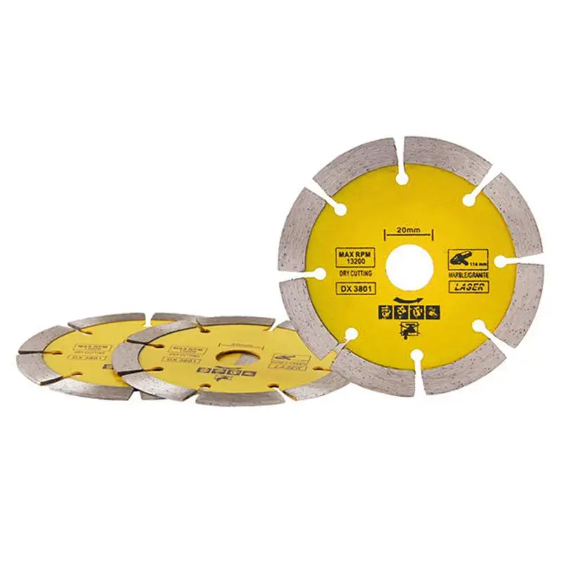 

1pc Dry or Wet Cutting Disc Continuous Rim Diamond Saw Disc Wheel Saw For Stone Grinder Cutting