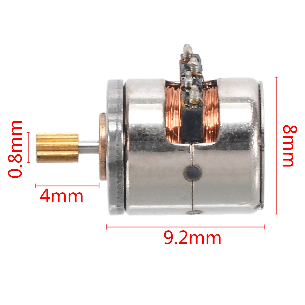 

1Pcs Mini Micro Stepper Motor 2-phase 4-wire Stepper Motor With Copper Gear 8x9.2mm For Motor Parts Accessories