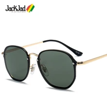 JackJad, модный тренд 3579, Блейз стиль, круглые солнцезащитные очки для женщин и мужчин, Ретро стиль, классический бренд, дизайн, солнцезащитные очки Oculos De Sol 17048