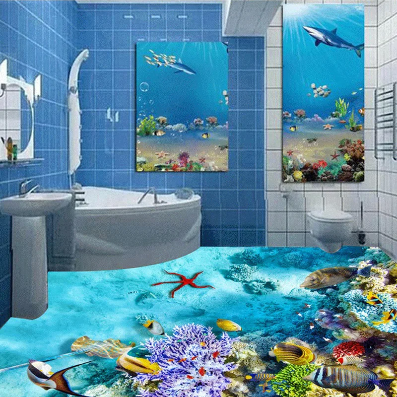Customize-Any-Size-Underwater-World-Coral-Fish-Living-Room-3D-Floor-Mural-PVC-Self-adhesive-Waterproof