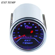 EE support 2″ 52mm Universal Automobile Clock White Shell Smoke Tint Len Indicator EGT Exhaust Gas Temp Gauge Kit Meter XY01