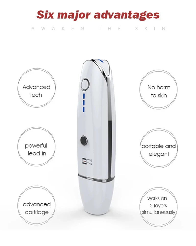 Linha de Radar Rejuvenescimento da Pele Ultra-sônico Face Lift Pele Aperto Mini Hifu Portátil Máquina Rosto Remoção Rugas Beleza Ferramenta v 7 High Quality Beleza e saúde