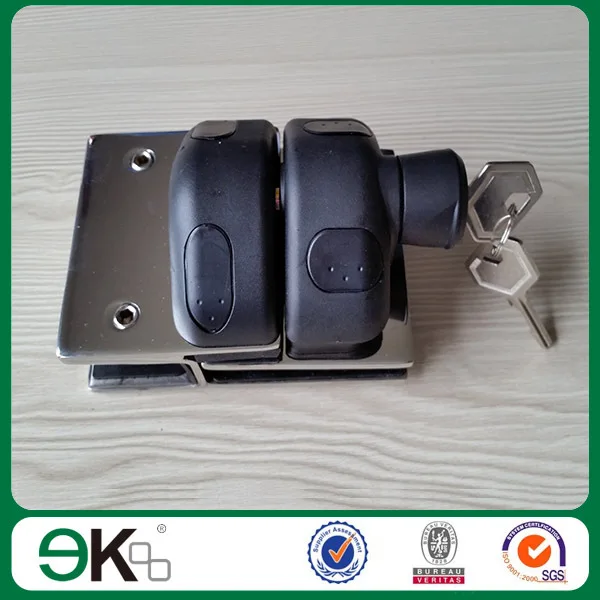 glass door latch,stainless steel glass latch with keyin Door Hinges