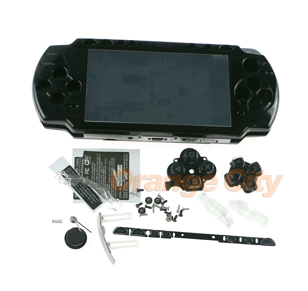 Chengchengdianwan Цвета для Оборудование для PSP 2000 Оборудование для PSP 2000 игровой консоли Замена Полный Крышка корпуса чехол с кнопки комплект 10