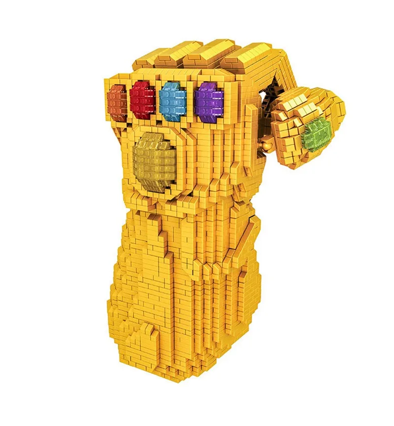4100 шт. LEGOings marvel Thanos Infinity Gauntlet Мстители Бесконечность войны строительные модели