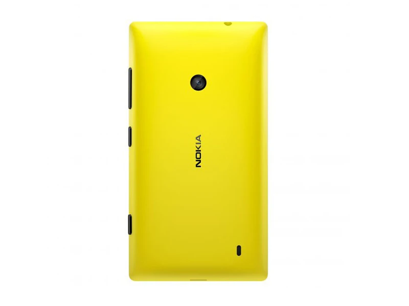 Отремонтированный мобильный телефон Nokia Lumia 520, 3G, двухъядерный, gps, Wi-Fi, 5MP, 4,0 дюймов, Windows Phone, 520, желтый и один год гарантии