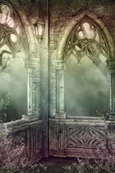 

Laeacco Photography Backgrounds Old Vintage Arch Window Vine Child Portrait Photography Backdrops Photocall Photo Studio