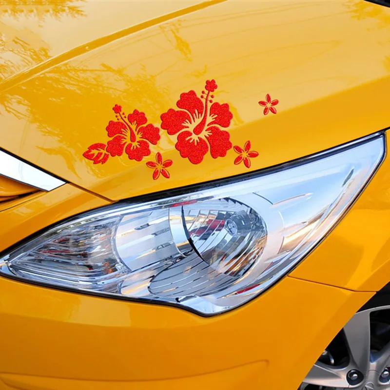 Flowers design car decoration,car styling vinyl die cut stickers and