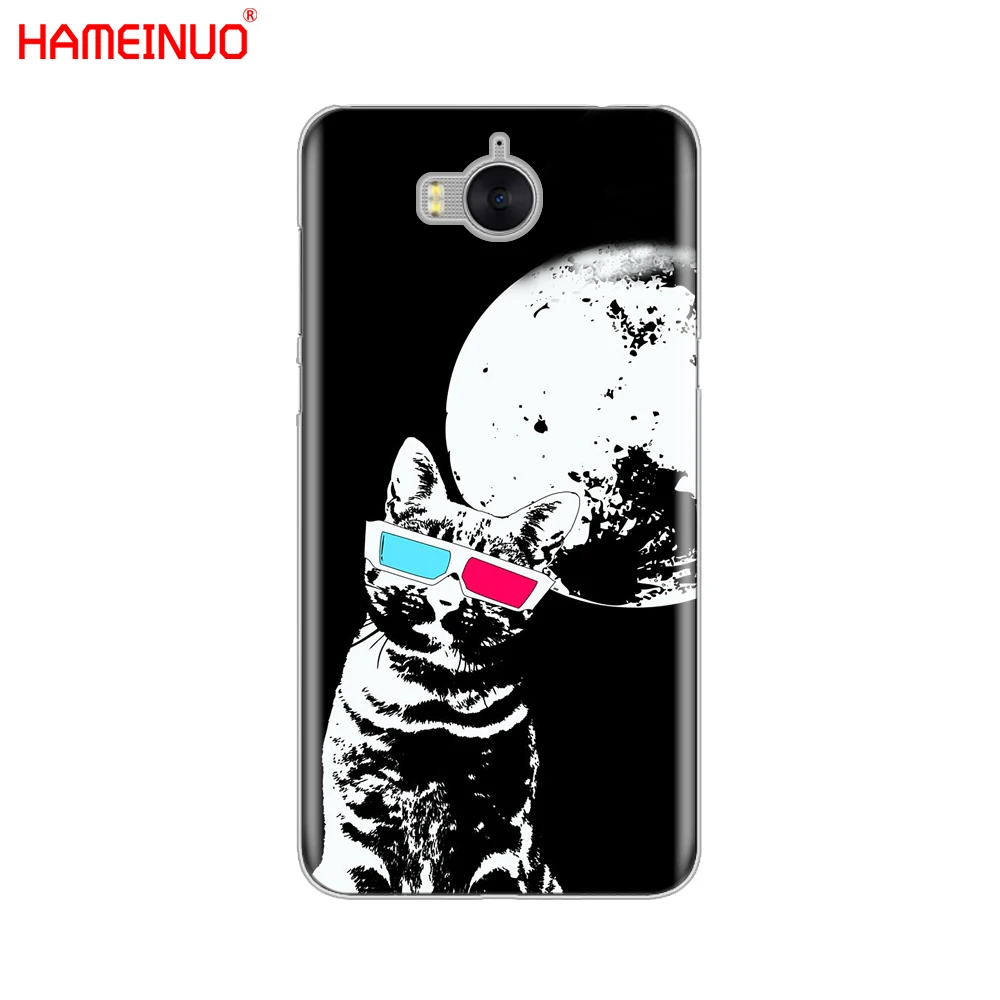 Чехол для мобильного телефона HAMEINUO Space Love Moon Astronaut Cat huawei honor 3C 4X 4C 5C 5X 6 7 Y3 Y6 Y5 2 II Y560