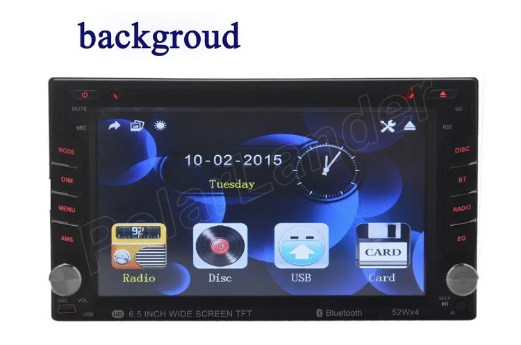 Автомагнитола 2 Din 6 5 дюйма с сенсорным экраном USB/SD/AUX|Автомобильные