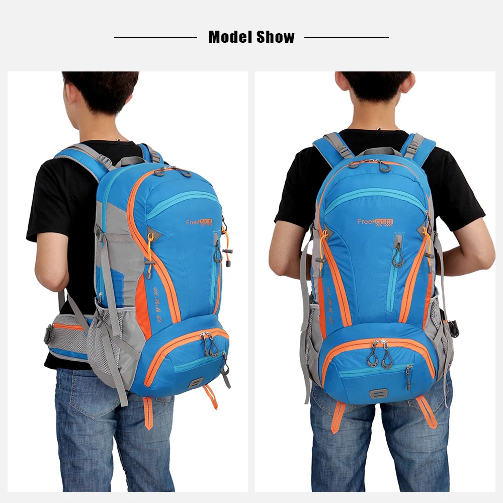 FREEKNIGHT 0212 45L Water Resistant Climbing Hiking Molle Backpack  
