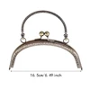 LMDZ-fermoir de sac à main en métal 16.5cm, 1 pièce, cadre de poignée, fermoir en arc pour sac à main, 4 couleurs, cadre de bourse en métal ► Photo 2/6