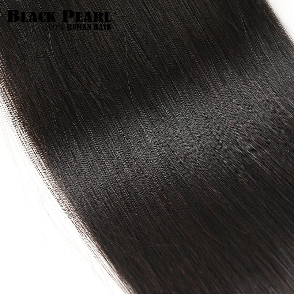  Black pearl Peruvian Hair Weave Bundles 3/4 Bundles Deals 100% Straight Human Hair Bundles 8 to 30 