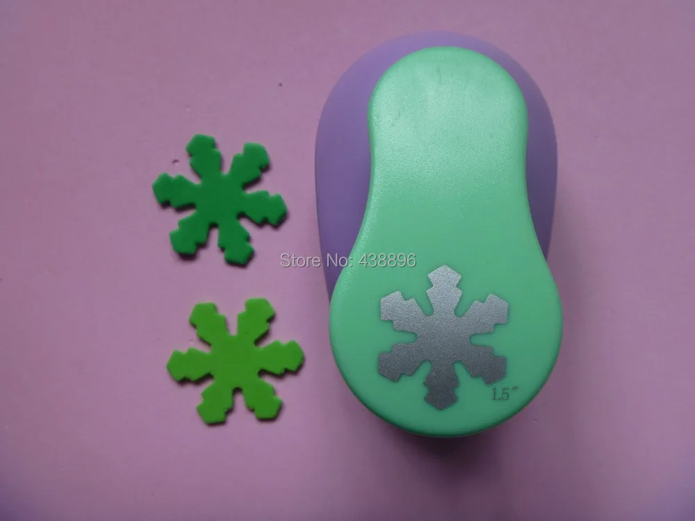 

free shipping 1.5"(3.8cm) snowflake EVA foam punch paper punch for greeting card handmade ,Scrapbook Handmade puncher