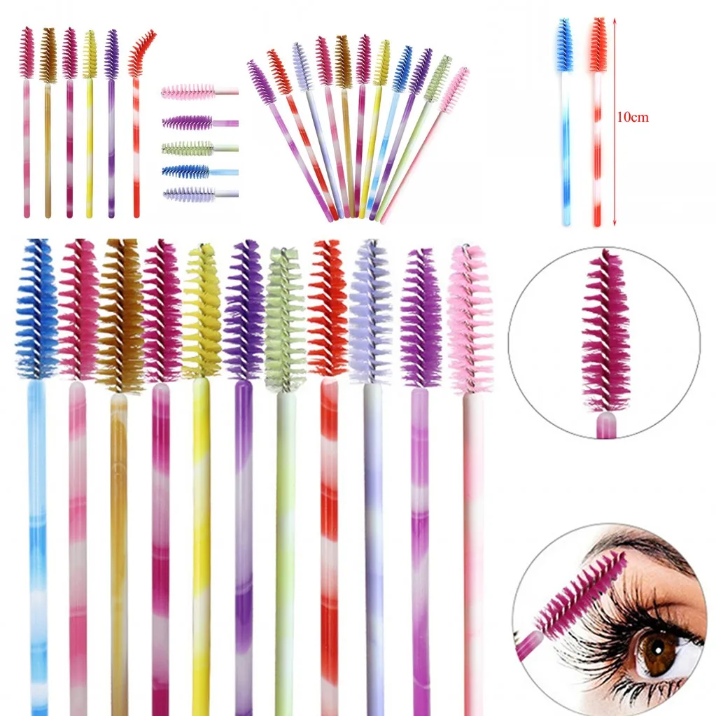 2019 New 50Pcs/Set Disposable Mascara Brushes 10CM Mascara Wands