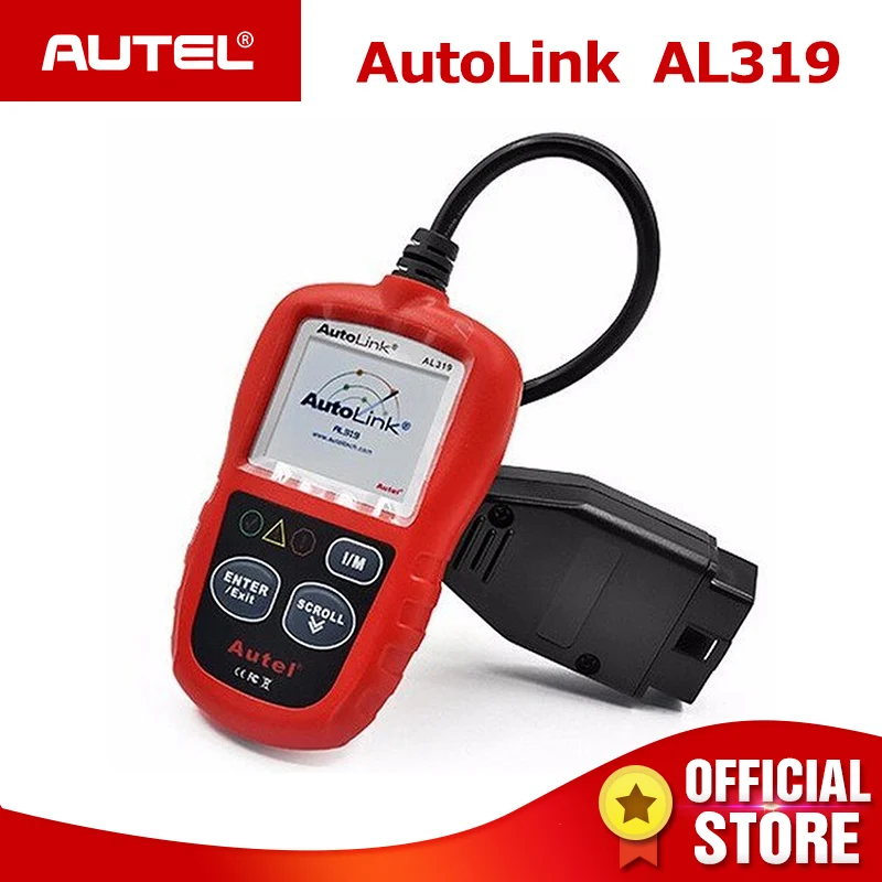 

Autel AL319 OBD2 CAN Code Reader Auto Car Diagnostic Tool View Freeze Frame Data OBDII OBD 2 Scanner Automotive PK elm327 ML319