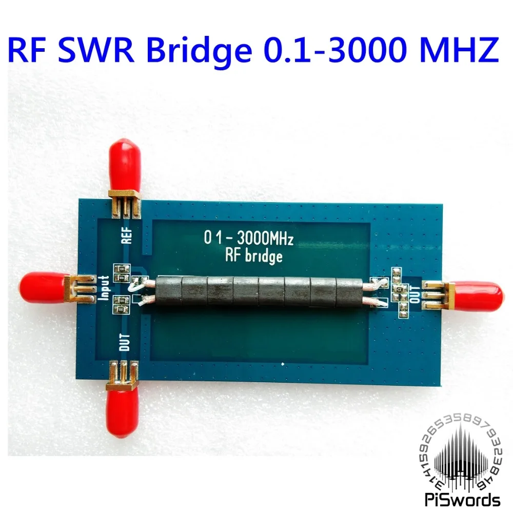 РЧ SMA SWR рефлекторный мост 0 1 3000 МГц антенный анализатор VHF UHF VSWR потери при