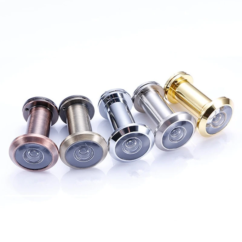 

Door Viewer 220 Degree 16mm Alloy Tamper Adjustable Home Security Camera Optical Glass House Anti-Theft Eye Video Door Peephole