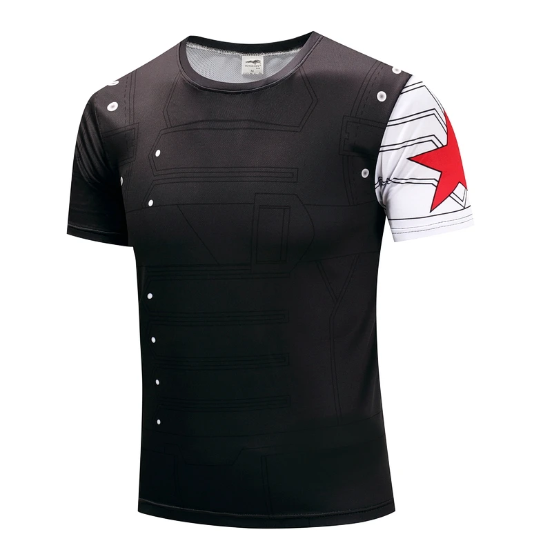 

Captain America union winter soldier hulk ideas multi-model older men leisure short sleeve T-shirt