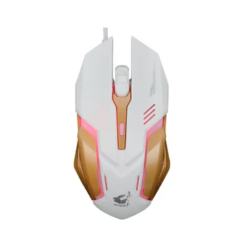 

VOBERRY Professional Wired Gaming Wired LED Light 4 Button Optical Usb Ergonomic Pro Gamer Gaming Mouse For Laptop PC Mouse