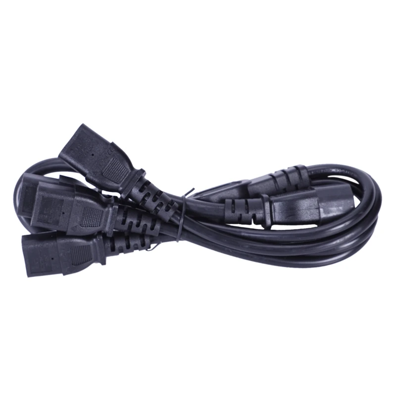 IEC 320 C14 male to 4XC13 female Y Тип разветвитель шнур питания черный| |