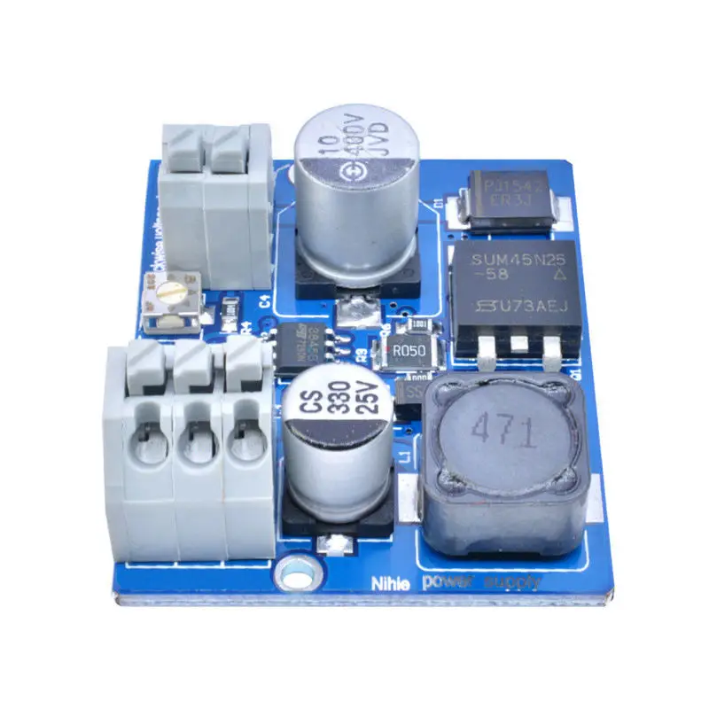 Nch6100Hv Высокое напряжение постоянного тока модуль питания для трубки Nixie лампа накаливания Magic Eye Dc 12 В 24 В до 85-235 в