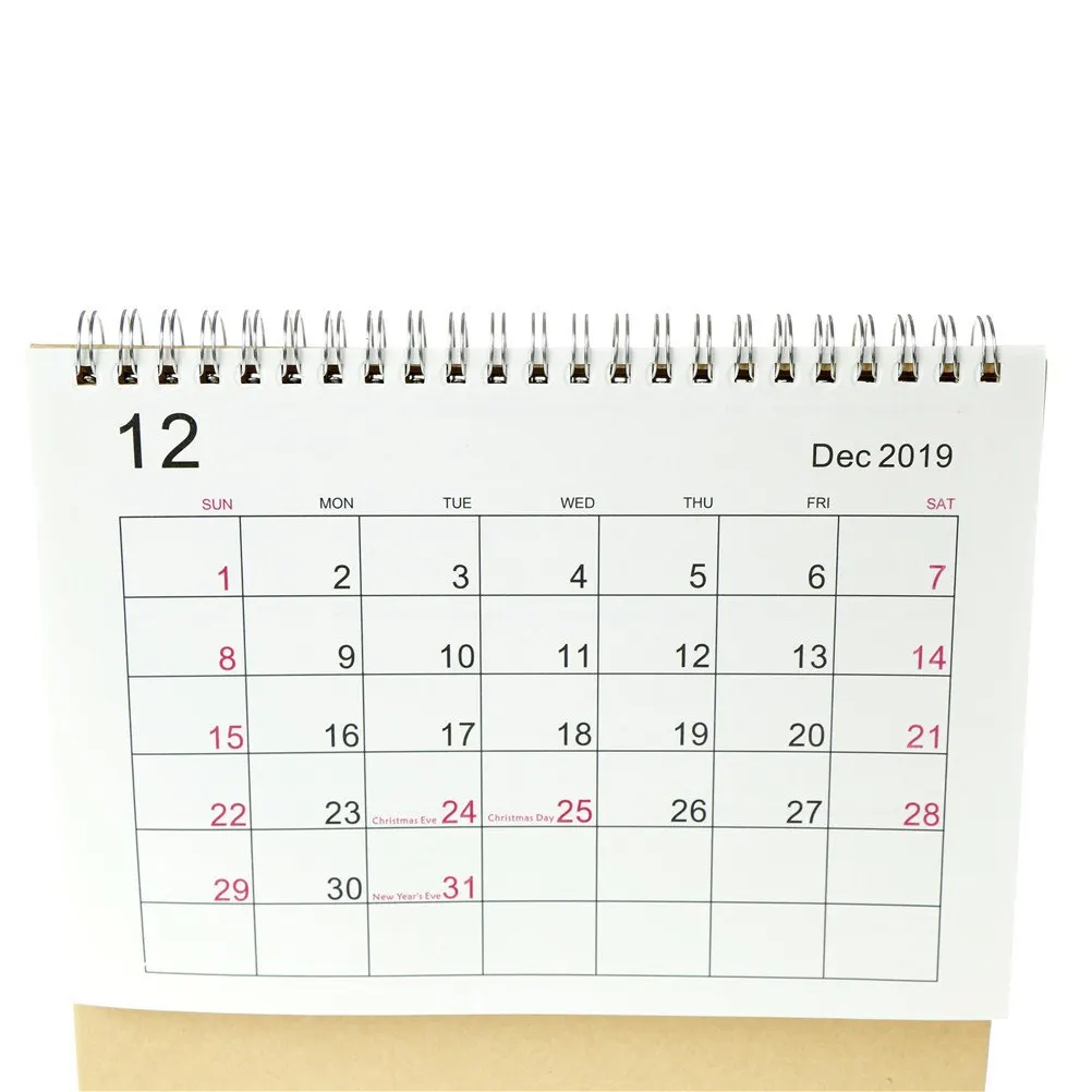 2019 Еженедельный планировщик, Ежемесячный план, чтобы сделать список, настольный календарь, ежедневный календарь, простой стиль, настольный