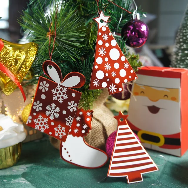 Big Size 12pcs Christmas Red Gift Label Packaging Decoration Tags Party Scrapbooking Craft Paper DIY Use Big Size 12pcs Christmas Red Gift Label Packaging Decoration Tags Party Scrapbooking Craft Paper DIY Use