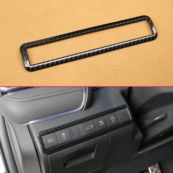 

Carbon Fiber Look Trims For 2018 Toyota Camry Hybrid Driver Car Function Switch Button Moulding Extra Added Covers Accessories