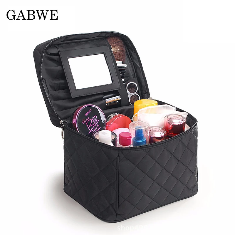 

GABWE Fashion Beauty Case Women Makeup Bag Cosmetic Bag Case Make Up Case Organizer Toiletry Bag Kits Storage Travel Wash Pouch