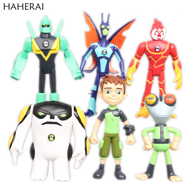 o envio gratuito de 6 pçs set jl091 dos desenhos animados ben 10