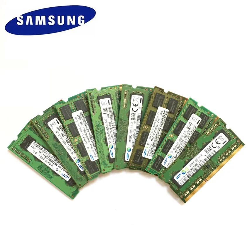 Samsung ноутбук памяти DDR3 1 Гб 2 ГБ 4 ГБ 1066 1333 1600 МГц PC3-8500S 10600S 12800 Snotebook ram 10600S 1G 2G 4G для intel amd