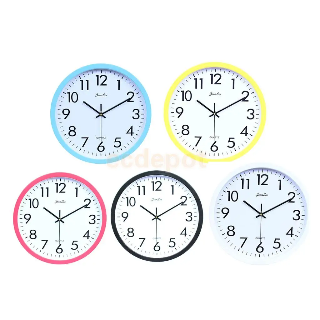 Aliexpress.com : Buy 10 inch Silent Universal Round Wall Clock AA ...