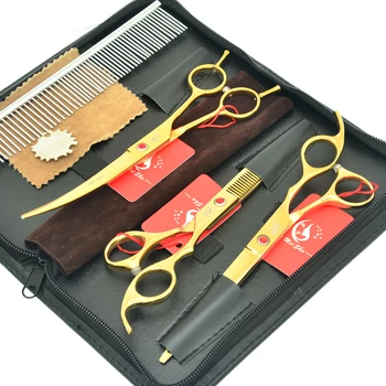 

Meisha 7 inch Pet Dog Cat Scissors Grooming Tool Hairdressing Cutting Thinning Curved Shears for Haircut Puppy HB0092