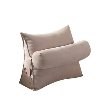 

Back Support Bedside Cushion Backrest Seat Cushion Comfort Fip Pillow Cervical Home Decor Chair Cushion Home Decoration 50KD007