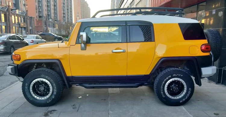 For Toyota FJ Cruiser 2007- Plastic Exterior Visor Vent Shades Window Sun Rain Guard Deflector 4pcs