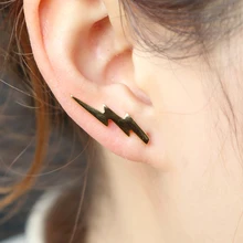 Сережки Brincos Para As Mulheres Простые Длинные ушные провода подметать альпинистские женщины девушка деликатная вспышка цветная серьга оптом дешево