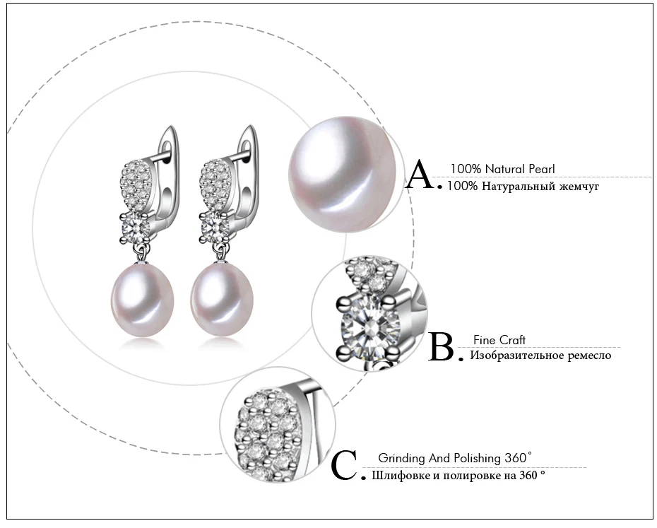 FENASY жемчужные серьги, новинка, серьги из натурального пресноводного жемчуга для женщин, длинные серьги, ювелирные изделия из прекрасного жемчуга, подарочная упаковка