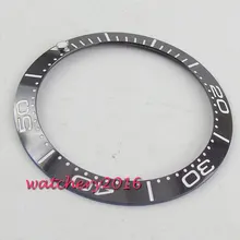 38 мм черный керамический ободок высокого качества подходит 40 мм автоматический механизм мужские часы