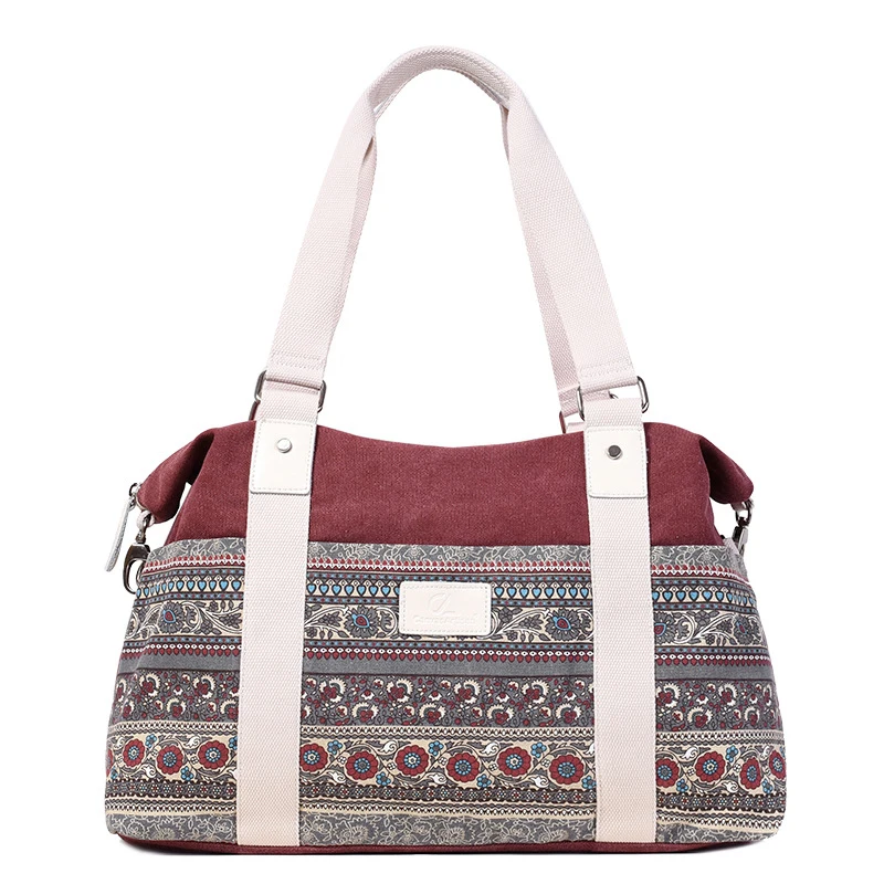

New Fashion National Women Handbags Chinese Style Lager Canvas Ladies Shoulder Bags Female Girl Brand Luxury Crossbody Bag