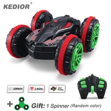 1 18 RC Stunt Car 360 Rotate Remote Control Car Driving on Water and Land Amphibious