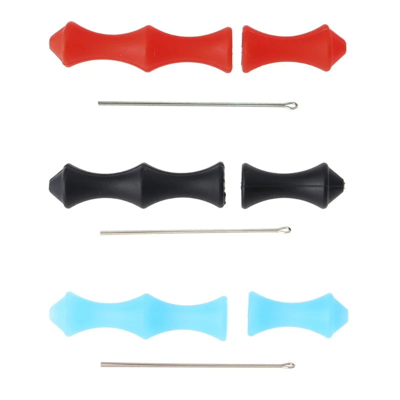 

One Set Archery Finger Guard Arrow Bowstring Accessories Hunting Protector Silicone 3 Color