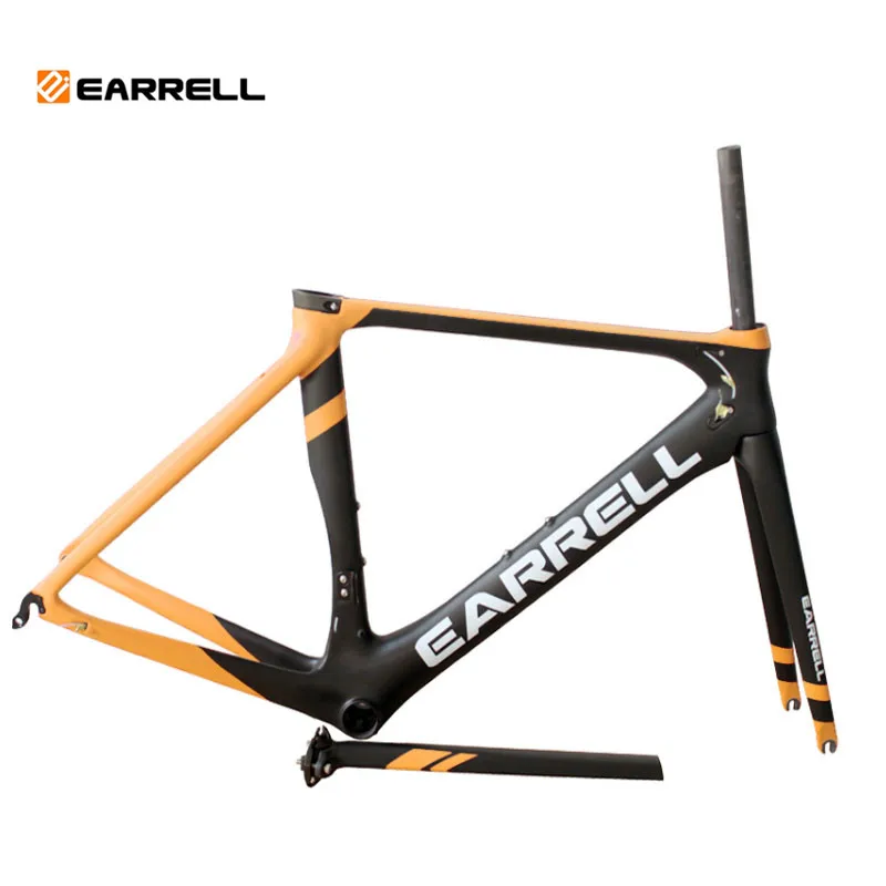 

2018 EARRELL new color Carbon Road Bike Frame brompton Di2 and Mechanical 50/53/56CM bike/bicycle frame accessories bike parts