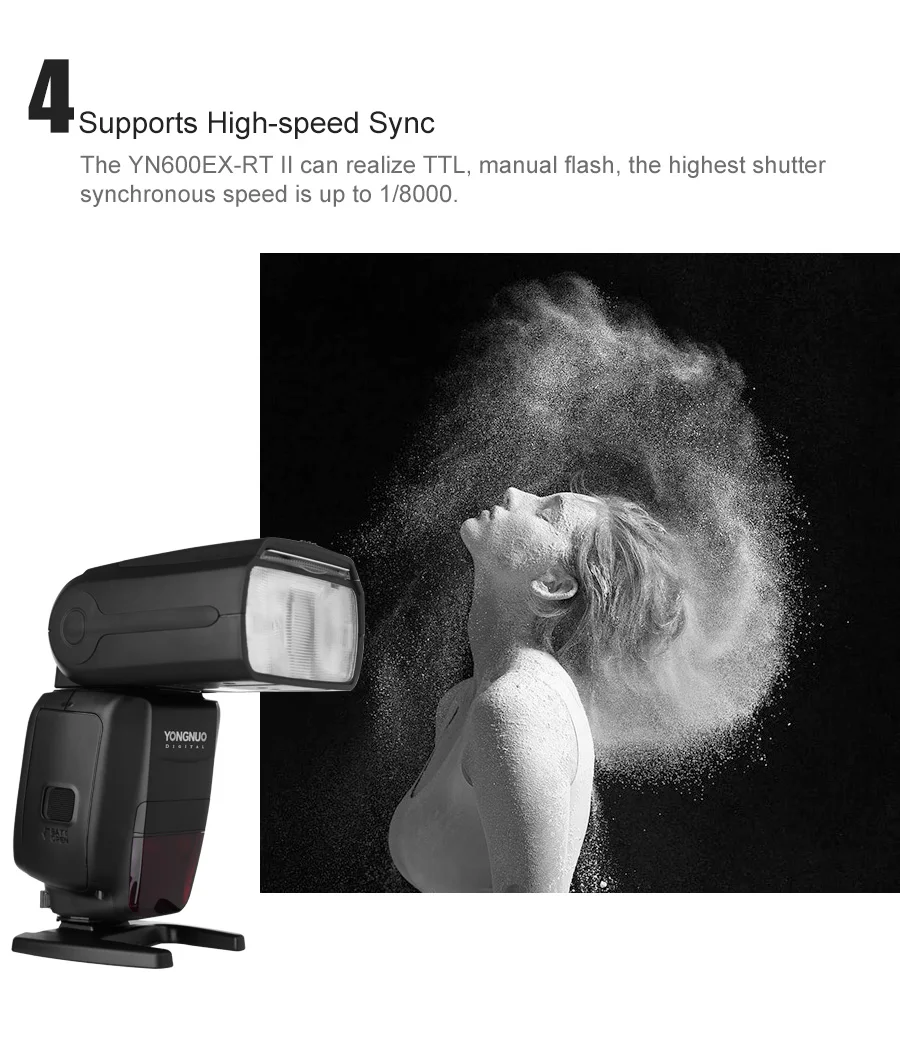 YONGNUO YN600EX-RT II 2,4G Беспроводная HSS 1/8000s Master Flash Speedlite для камеры Canon as 600EX-RT YN600EX RT II+ подарочный комплект