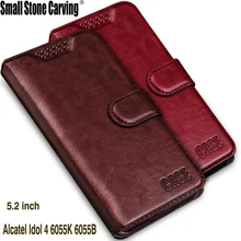 Для Alcatel Idol 4 6055K чехол Alcatel Idol4 чехол-кошелек кожаный чехол для телефона для Alcatel Idol 4 6055K 6055B откидной защитный чехол