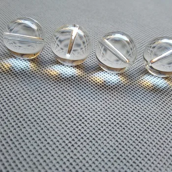 

100 pieces/lot New Arrival 20mm Round Crystal Glass Loose Transparent Beads free Shipping Wholesale