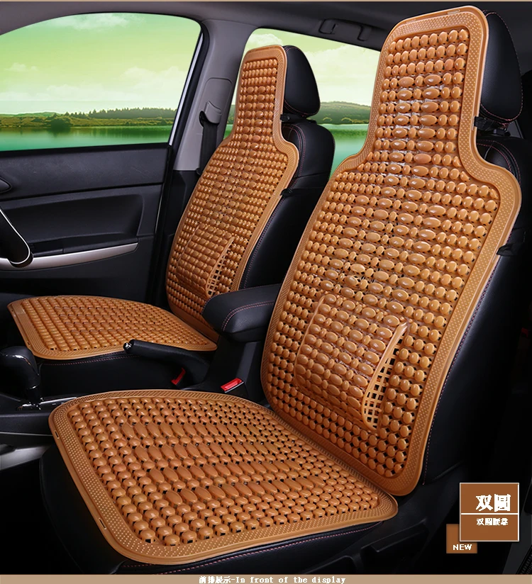 Summer Plastic Breathable Cool Car Chinese knot elements Seat Cushion Auto Minibus Home Chair Cover