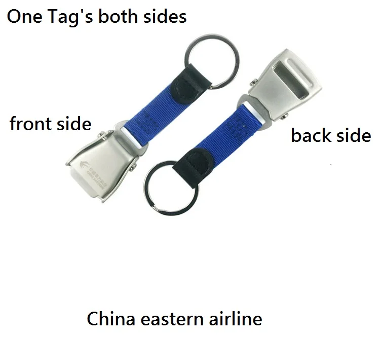 Креативная бирка для дорожной сумки, авиационные мини ремни безопасности металлическая пряжка стиль, Boeeing, Китайская Авиакомпания, подарок для пилота летного человека - Цвет: 1 blue china eastern